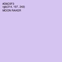 #D6C5F3 - Moon Raker Color Image